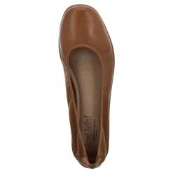 Discount Balerinki damskie Josef Seibel FENJA 01 skórzane brązowy 74801 133 240 Damskie Balerinki