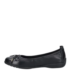 Outlet Balerinki damskie Josef Seibel FENJA 09 skórzane czarny 74809 133 105 Damskie Balerinki