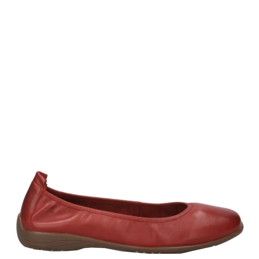 Best Balerinki damskie Josef Seibel FENJA 01 skórzane czerwony 74801 133 450 Damskie Balerinki
