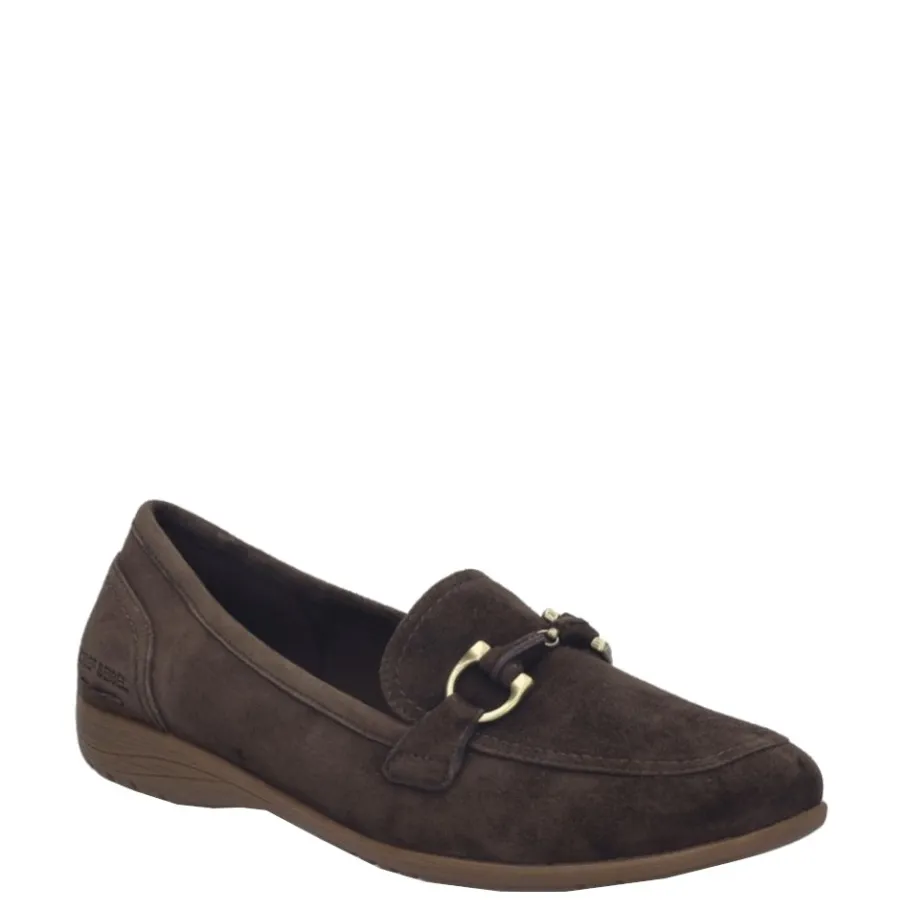Discount Balerinki damskie Josef Seibel FENJA 34 skórzane brązowy 74834 984 310 Damskie Balerinki