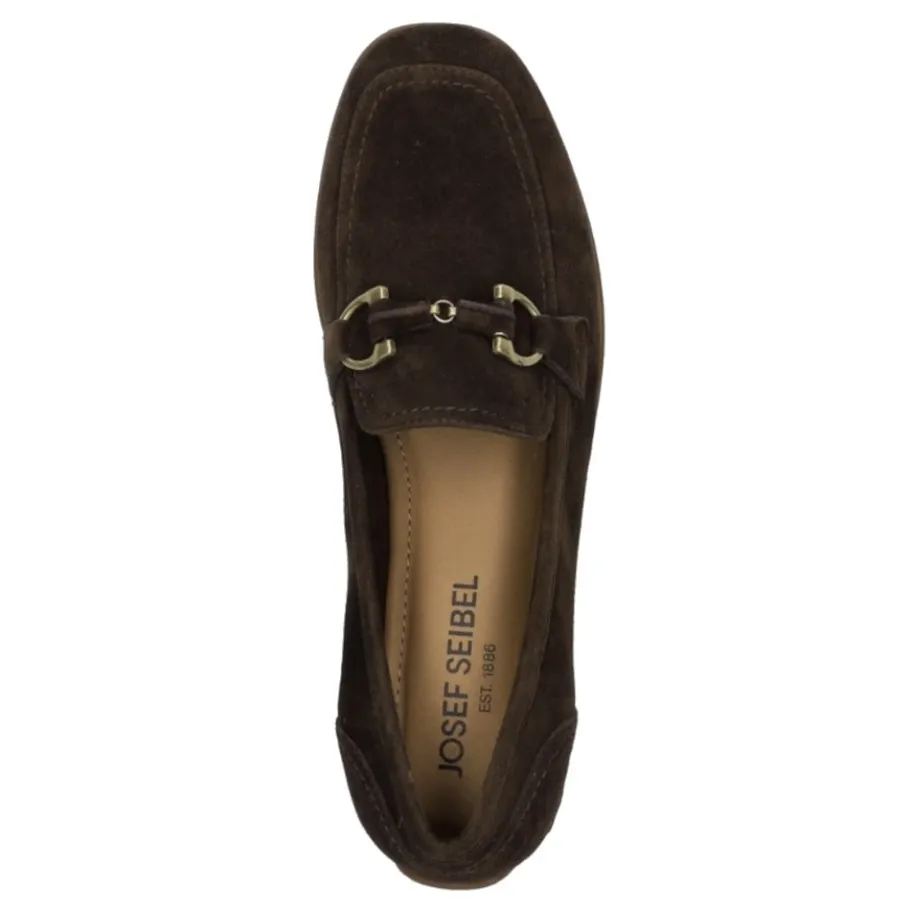 Discount Balerinki damskie Josef Seibel FENJA 34 skórzane brązowy 74834 984 310 Damskie Balerinki