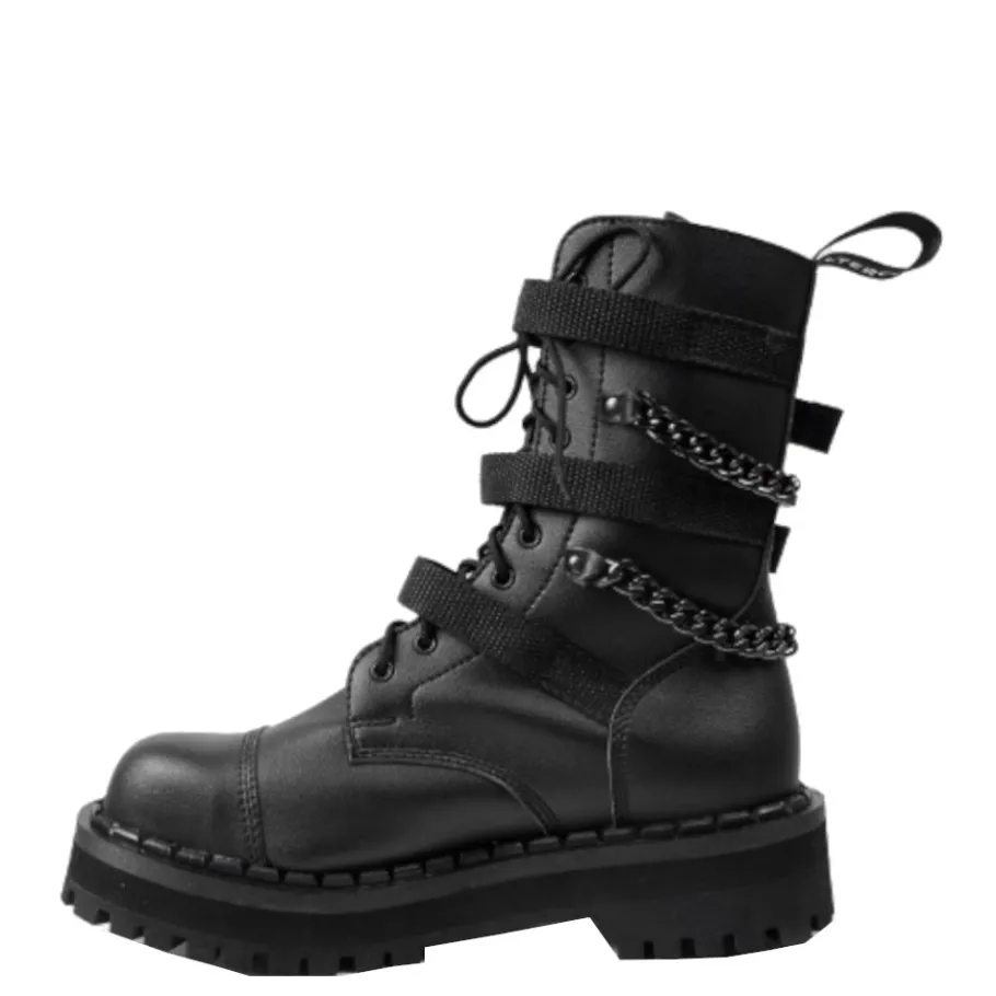 Sale Botki Altercore 359 Vegan Black Damskie Botki