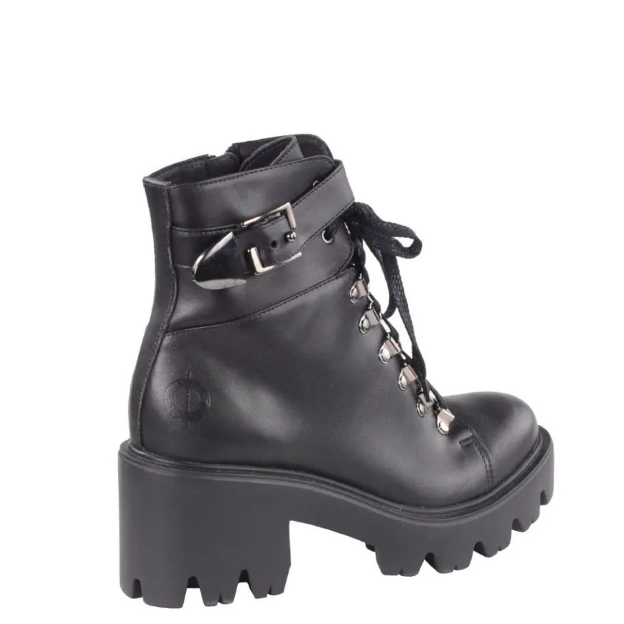 Botki damskie Altercore ENID czarny Damskie Vegan|Vegan