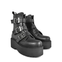 Discount Botki damskie Altercore NEFRE czarny Damskie Vegan|Vegan