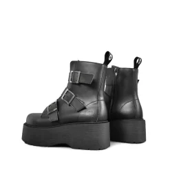 Discount Botki damskie Altercore NEFRE czarny Damskie Vegan|Vegan