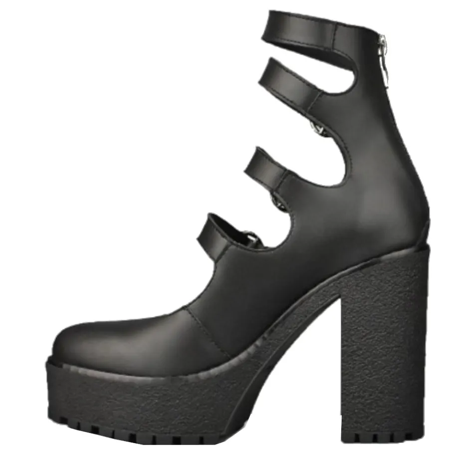 Outlet Botki damskie Altercore ROSSIE czarny Damskie Botki
