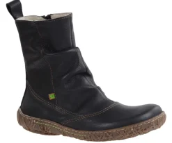 New Botki damskie El Naturalista N722 NIDA skórzane czarny Damskie Botki