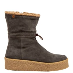 Best Botki damskie El Naturalista N5923 DOLMEN skórzane szary Damskie Botki