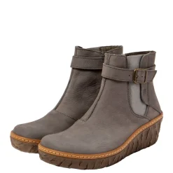Sale Botki damskie El Naturalista N5133 MYTH YGGDRASIL skórzane szary Damskie Botki