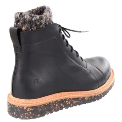 New Botki damskie El Naturalista N5552 PIZARRA skórzane czarny Damskie Botki