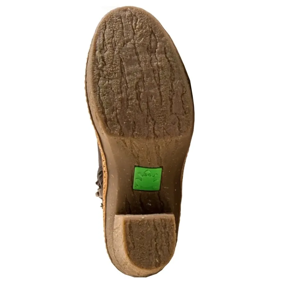 Discount Botki damskie El Naturalista N5179 HAYA skórzane czarny Damskie Botki