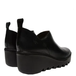 Best Botki damskie Fly London BELI 458 skórzane czarny P501458000 Damskie Półbuty|Botki