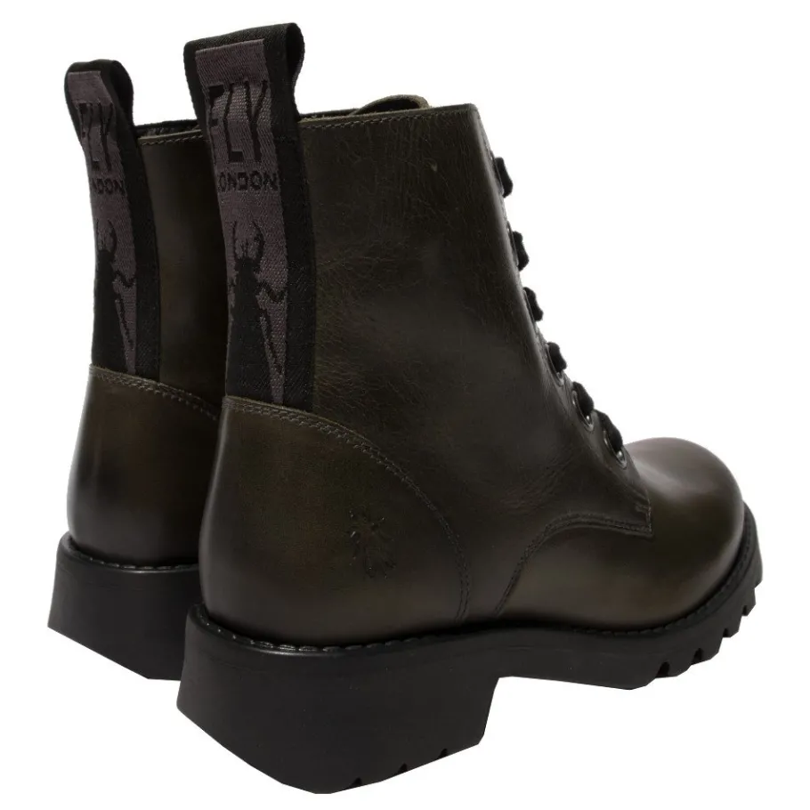 Discount Botki damskie Fly London RAGI 539 skórzane czarny P144539034 Damskie Botki