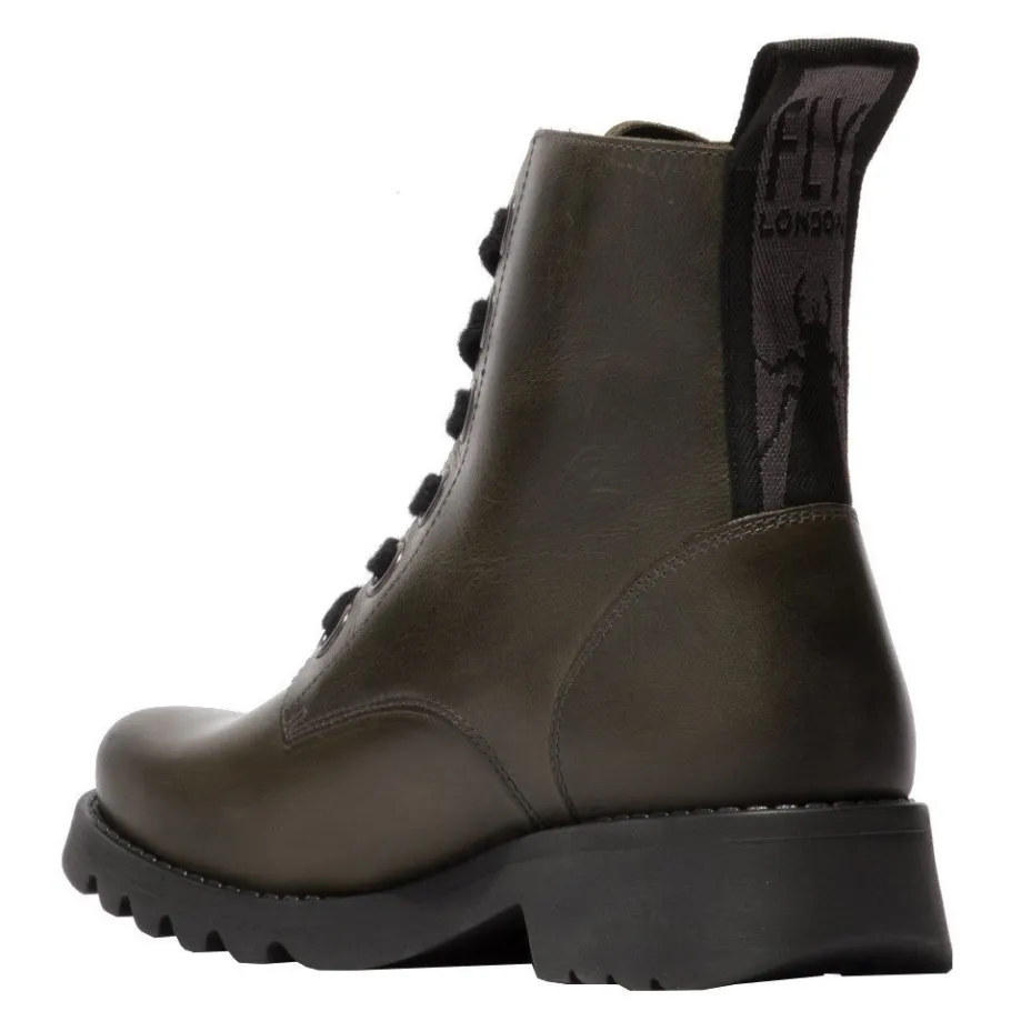 Discount Botki damskie Fly London RAGI 539 skórzane czarny P144539034 Damskie Botki