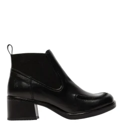 Clearance Botki damskie Fly London KATH 016 skórzane czarny P145016000 Damskie Botki