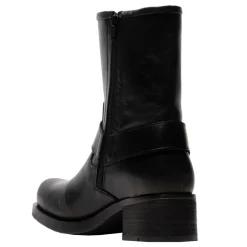 Clearance Botki damskie Fly London REVA 010 skórzane czarny P145010000 Damskie Botki