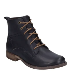 Online Botki damskie Josef Seibel SIENNA 95 skórzane niebieski 99695 MI720 530 Damskie Botki