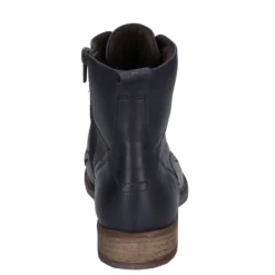 Online Botki damskie Josef Seibel SIENNA 95 skórzane niebieski 99695 MI720 530 Damskie Botki