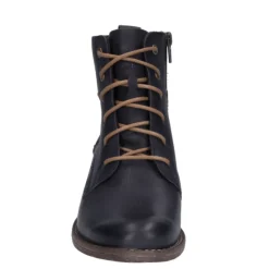 Online Botki damskie Josef Seibel SIENNA 95 skórzane niebieski 99695 MI720 530 Damskie Botki