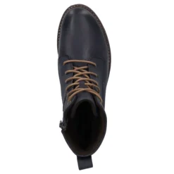 Online Botki damskie Josef Seibel SIENNA 95 skórzane niebieski 99695 MI720 530 Damskie Botki