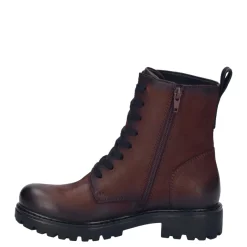 Botki damskie Josef Seibel Melinda 02 skórzane bordowe 89402 VL094 410 Damskie Botki