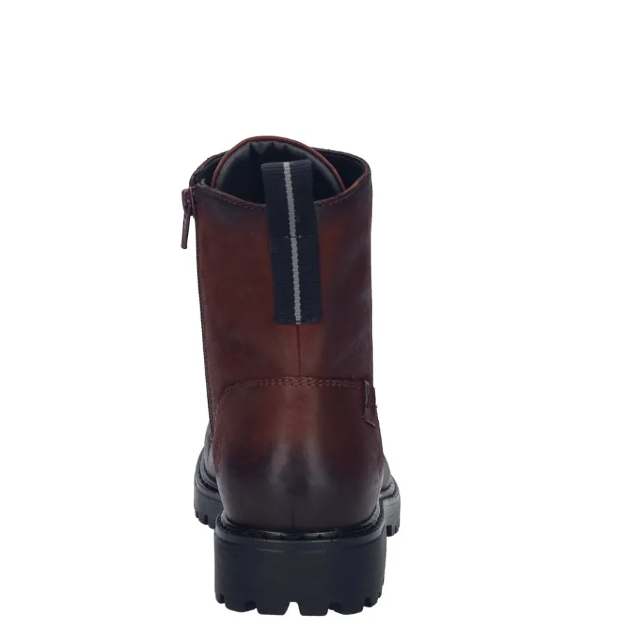 Botki damskie Josef Seibel Melinda 02 skórzane bordowe 89402 VL094 410 Damskie Botki
