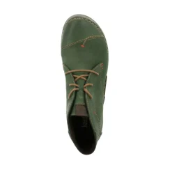 Clearance Botki damskie Josef Seibel FERGEY 18 skórzane zielony 59690 MI796 600 Damskie Botki
