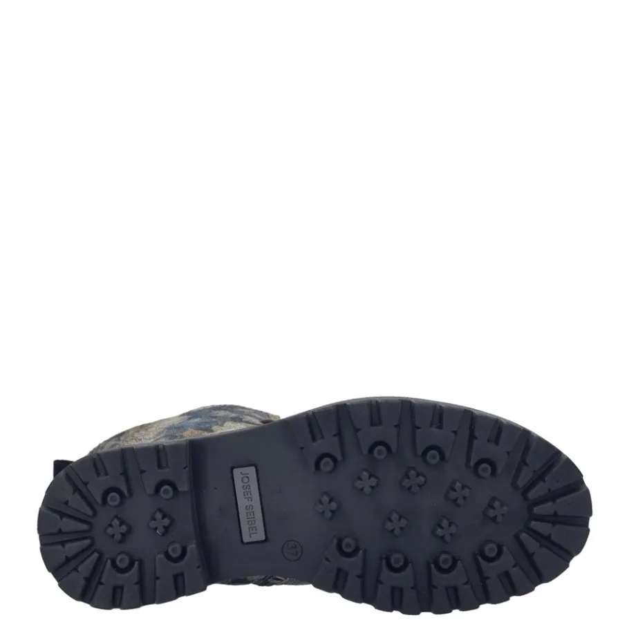 Hot Botki damskie Josef Seibel Melinda 02 skórzane kolorowe 89402 VL760 502 Damskie Botki