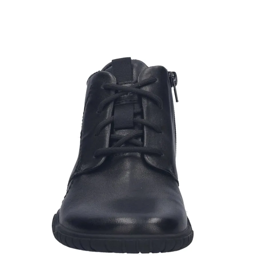 New Botki damskie Josef Seibel WYNONA 05 skórzane czarny 70705 VL793 100 Damskie Sztyblety