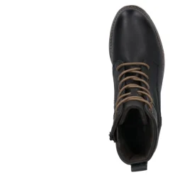 Clearance Botki damskie Josef Seibel SIENNA 95 skórzane czarny 99695 MI720 100 Damskie Botki