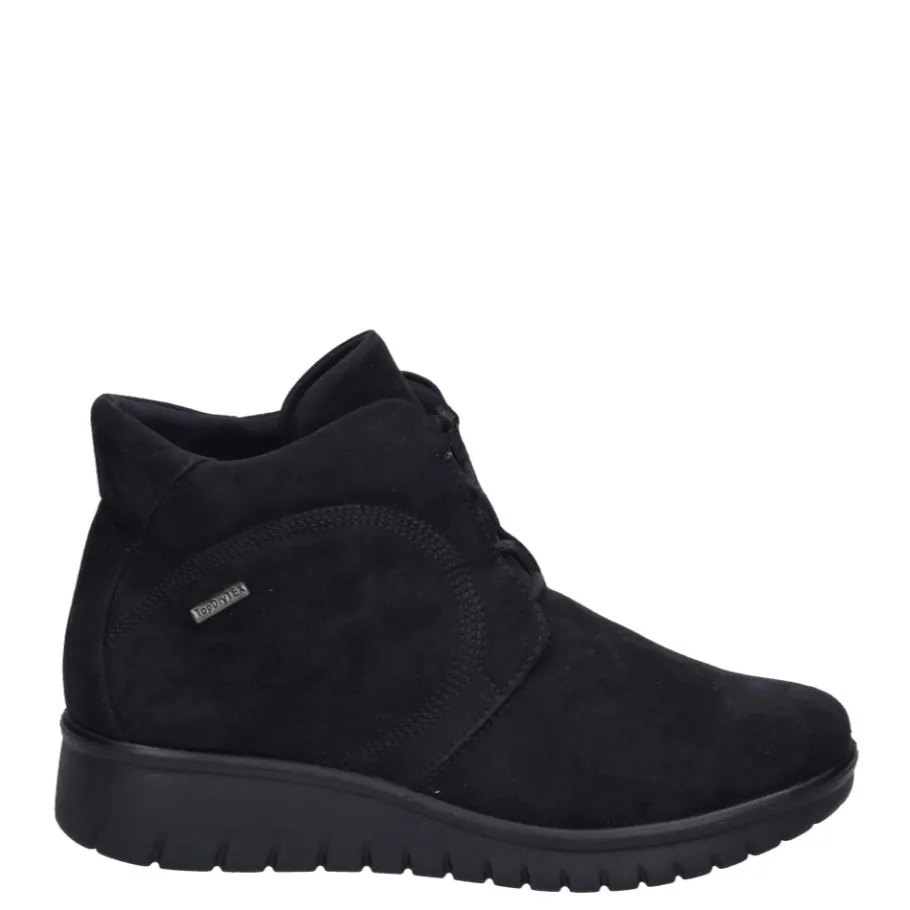 Outlet Botki damskie Josef Seibel CALAIS 80 czarny 55350 MA191 100 Damskie Botki