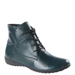 Sale Botki damskie Josef Seibel NALY 09 skórzane zielony 79709 VL971 640 Ocieplane Damskie Botki