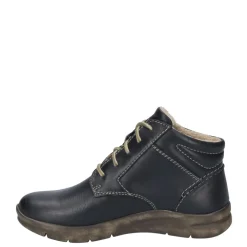 New Botki damskie Josef Seibel CONNY 52 skórzane czarny 91752 VL013 100 Damskie Botki