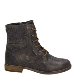 Outlet Botki damskie Josef Seibel SIENNA 42 skórzane brązowy 99642 MI326 250 Damskie Botki
