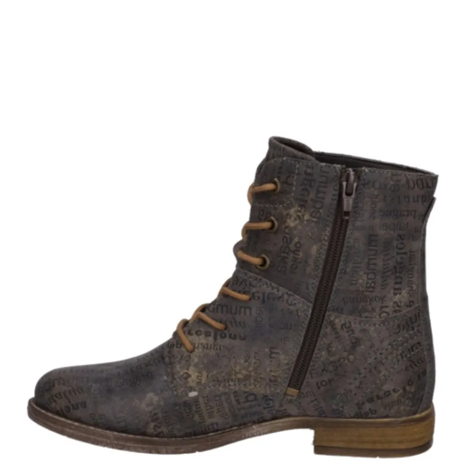 Outlet Botki damskie Josef Seibel SIENNA 42 skórzane brązowy 99642 MI326 250 Damskie Botki