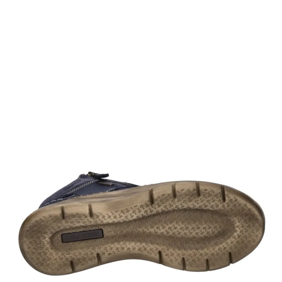 Sale Botki damskie Josef Seibel CONNY 52 skórzane niebieski 91752 VL796 530 Męskie Botki