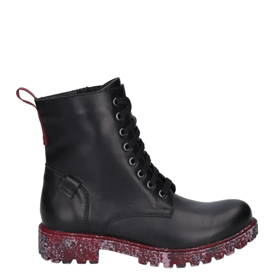 Clearance Botki damskie Josef Seibel MARTA 16 skórzane czarny 85216 VL96 101 Damskie Botki