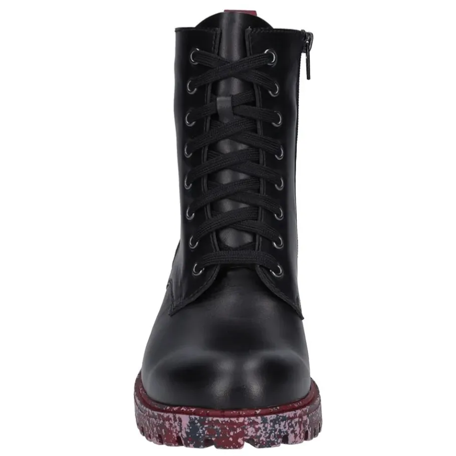 Clearance Botki damskie Josef Seibel MARTA 16 skórzane czarny 85216 VL96 101 Damskie Botki