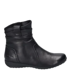 Discount Botki damskie Josef Seibel NALY 63 skórzane czarny 79763 VL971 100 Damskie Botki
