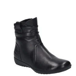 Discount Botki damskie Josef Seibel NALY 63 skórzane czarny 79763 VL971 100 Damskie Botki