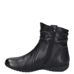Discount Botki damskie Josef Seibel NALY 63 skórzane czarny 79763 VL971 100 Damskie Botki