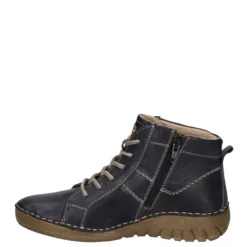Discount Botki damskie Josef Seibel FELICIA 01 skórzane niebieski 89201 VL302 531 Damskie Botki