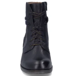 Sale Botki damskie Josef Seibel SANJA 18 skórzane niebieski 76518 VL160 530 Ocieplane Damskie Botki