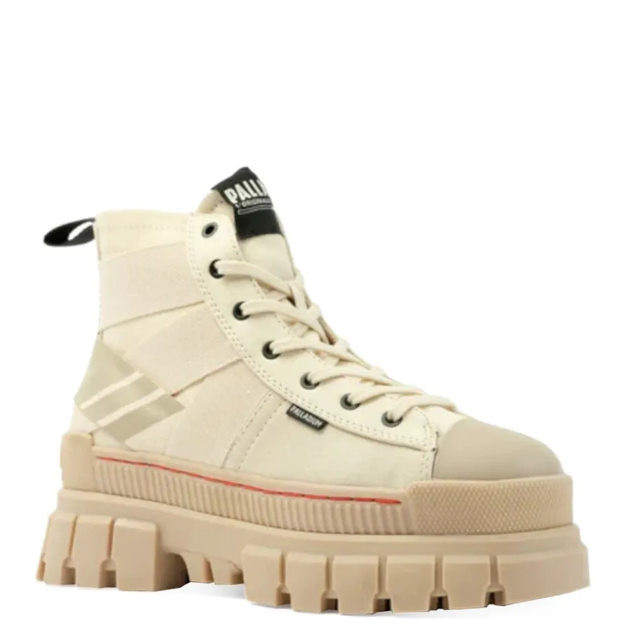 Hot Botki damskie Palladium REVOLT HI ARMY beżowy 98579-210 Damskie Trampki
