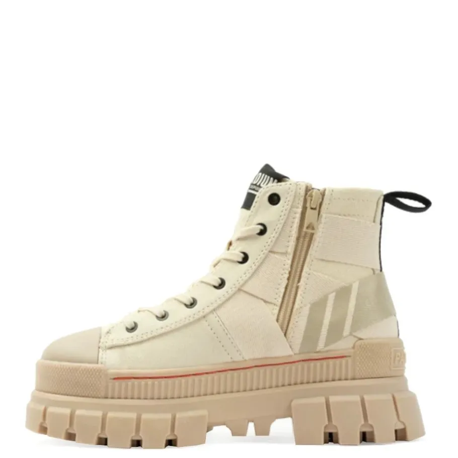 Hot Botki damskie Palladium REVOLT HI ARMY beżowy 98579-210 Damskie Trampki