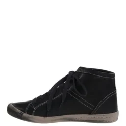 Sale Botki damskie Softinos ISLEEN skórzane czarny P900268046 Damskie Botki
