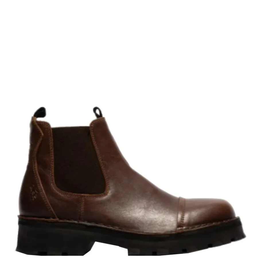 Sale Botki męskie Fly London KLIN 135 skórzane brązowy P211135000 Męskie Botki