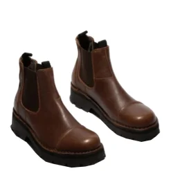 Sale Botki męskie Fly London KLIN 135 skórzane brązowy P211135000 Męskie Botki