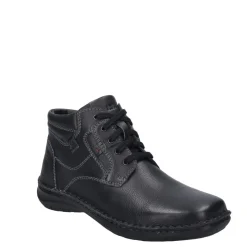 Clearance Botki męskie Josef Seibel NEW ANVERS 35 skórzane czarny 44935 PL044 100 Męskie Botki