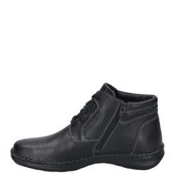 Clearance Botki męskie Josef Seibel NEW ANVERS 35 skórzane czarny 44935 PL044 100 Męskie Botki